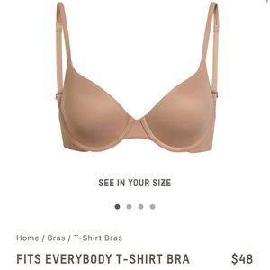 NEW SKIMS SOLD OUT T-Shirt Bra